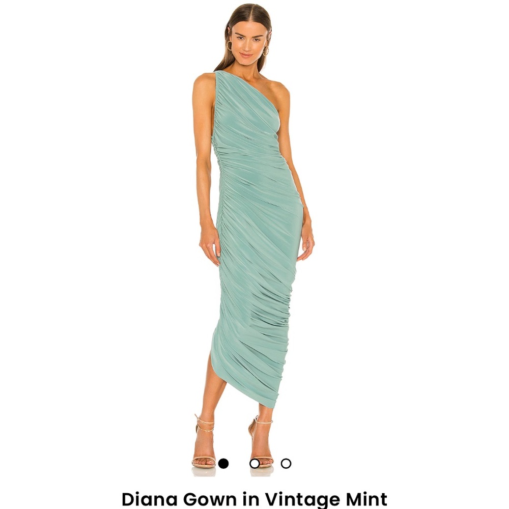 Norma Kamali Diana Gown in Vintage Mint size XXS NWTs